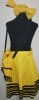 Kids Costumes to Hire - Traditional - Yellow  3pce (headscarf, bag, wrap skirt) - GIRL